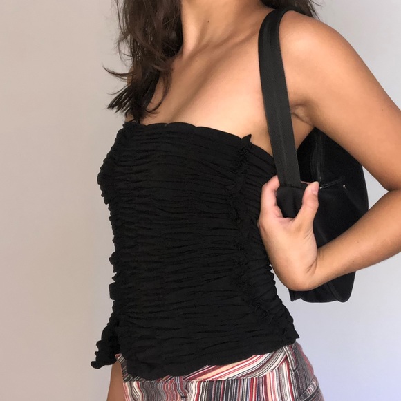 Ruched stretchy tube top - Picture 2 of 2